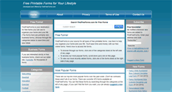 Desktop Screenshot of findfreeforms.com