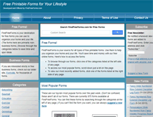 Tablet Screenshot of findfreeforms.com